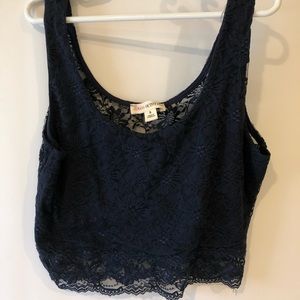 Lace crop top